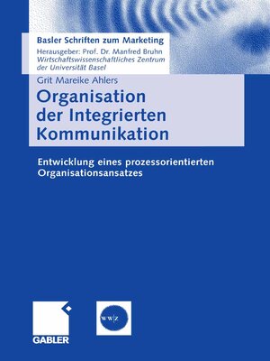 cover image of Organisation der Integrierten Kommunikation